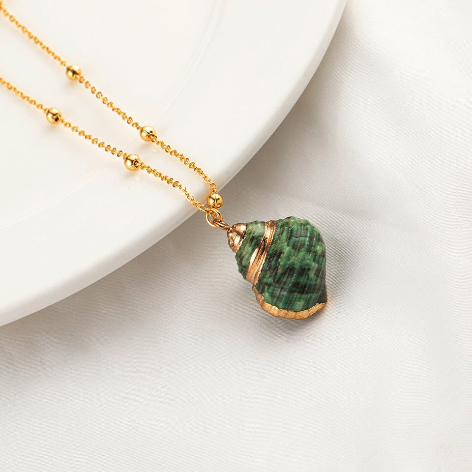 Wholesale Natural Shell Necklace Women Clavicle Chain